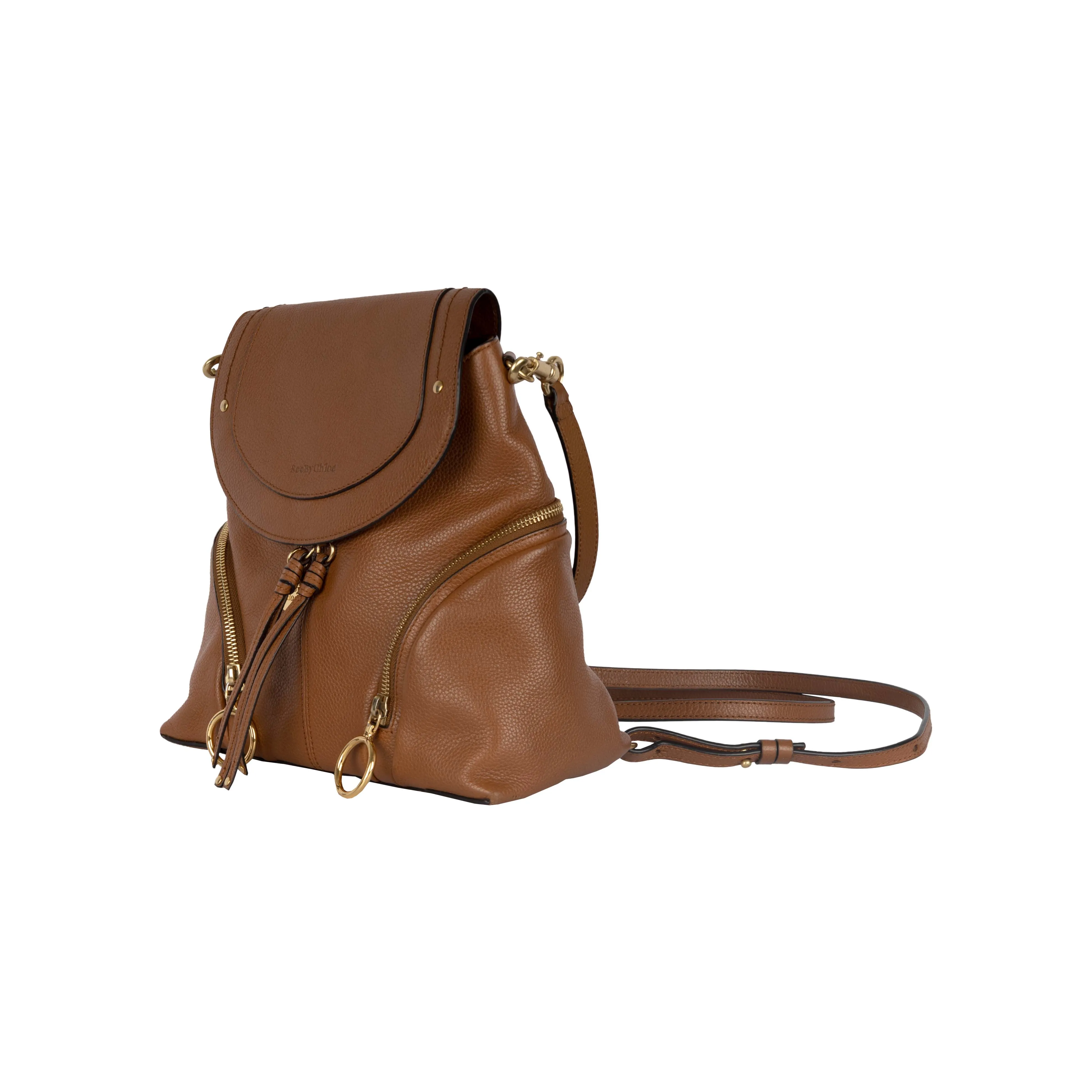 See By Chloe Brown Leather Backpack - '10s