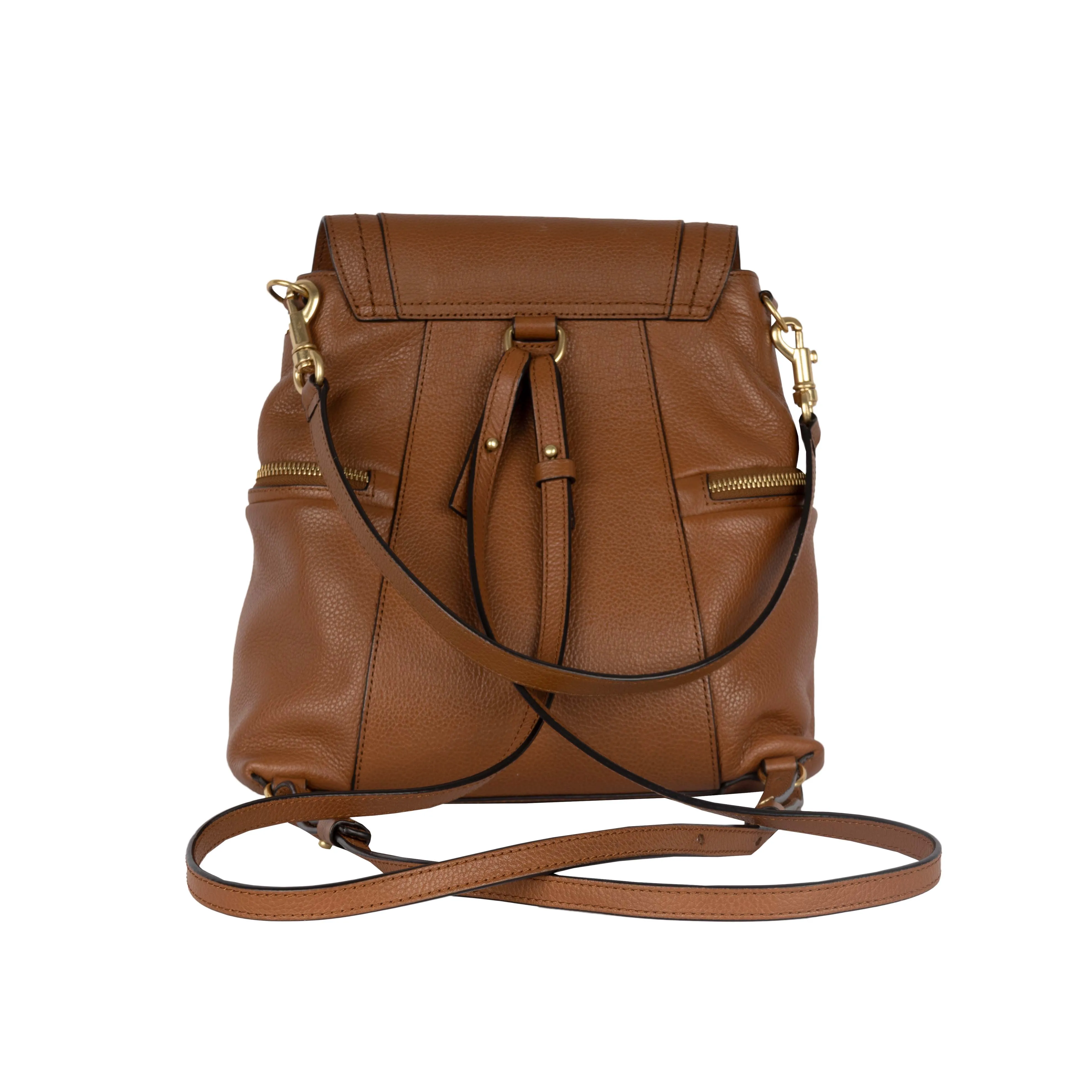 See By Chloe Brown Leather Backpack - '10s