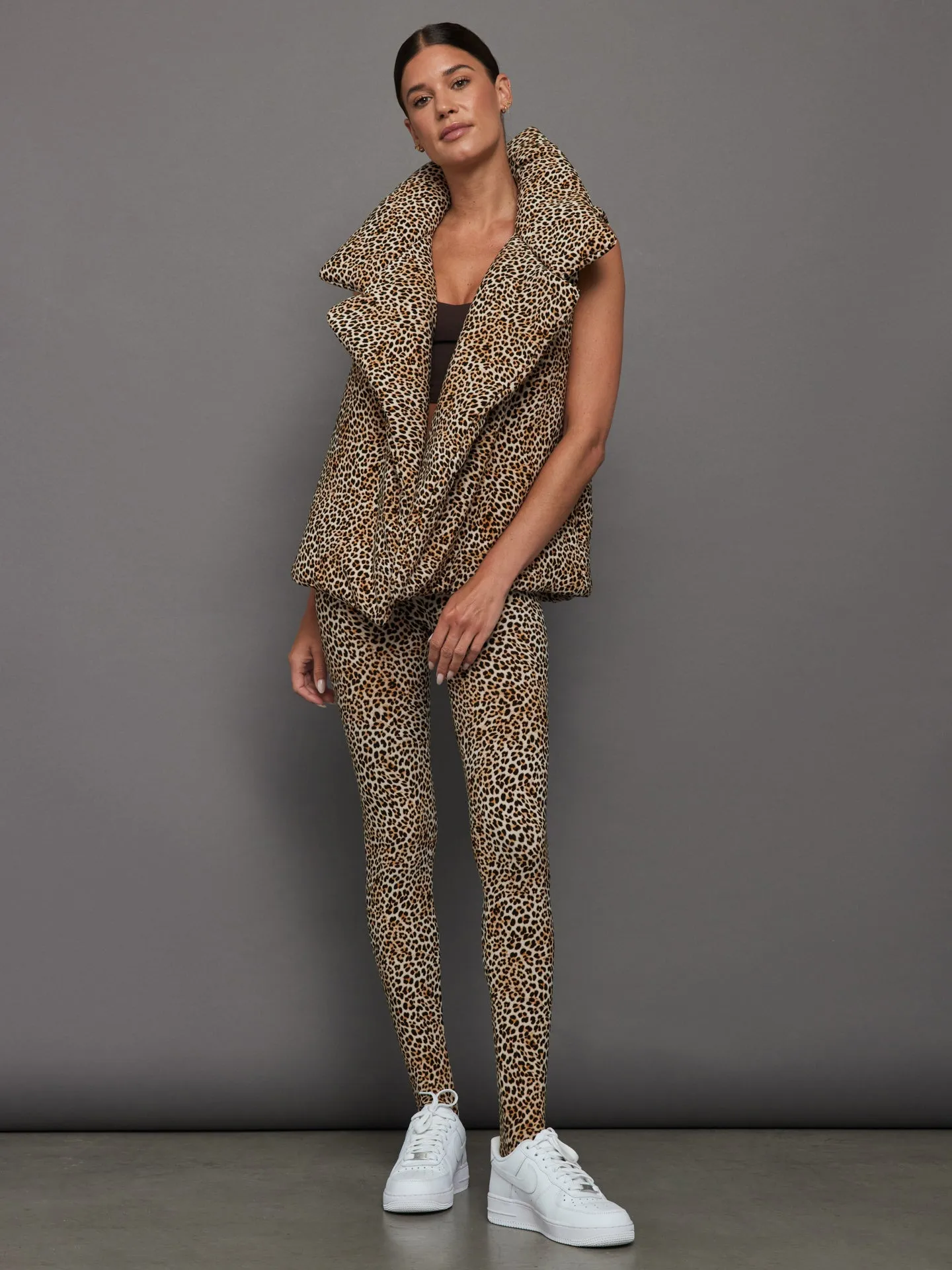 Sleeveless Sleeping Bag Vest - BB Leopard