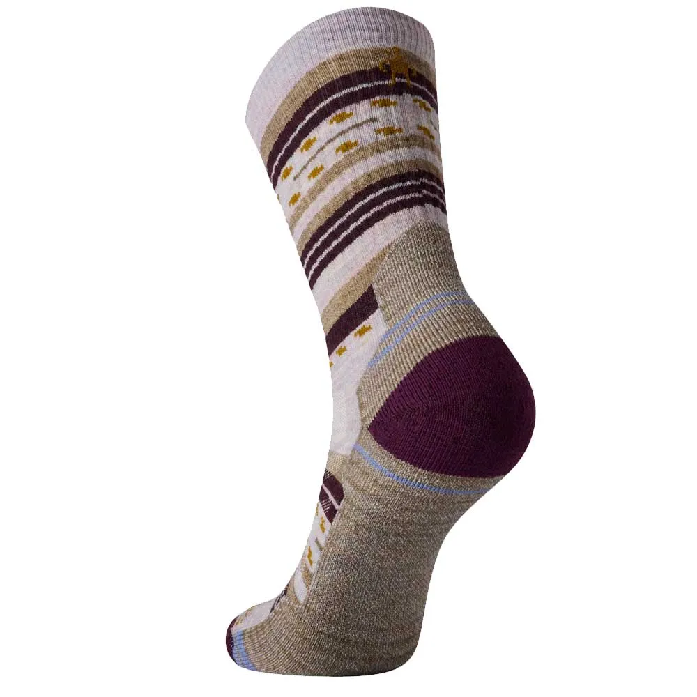 Smartwool Hike Light Cushion Margarita Crew Socks Purple Eclipse (Women's)