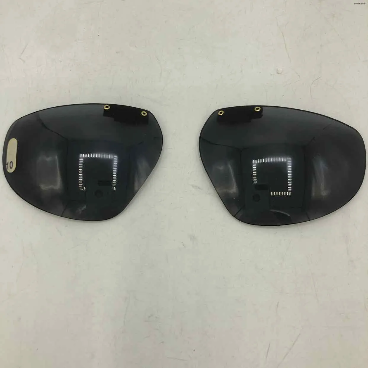 SOBE Black Pre Loved AS IS Shield Mirrored Sunglasses w/case