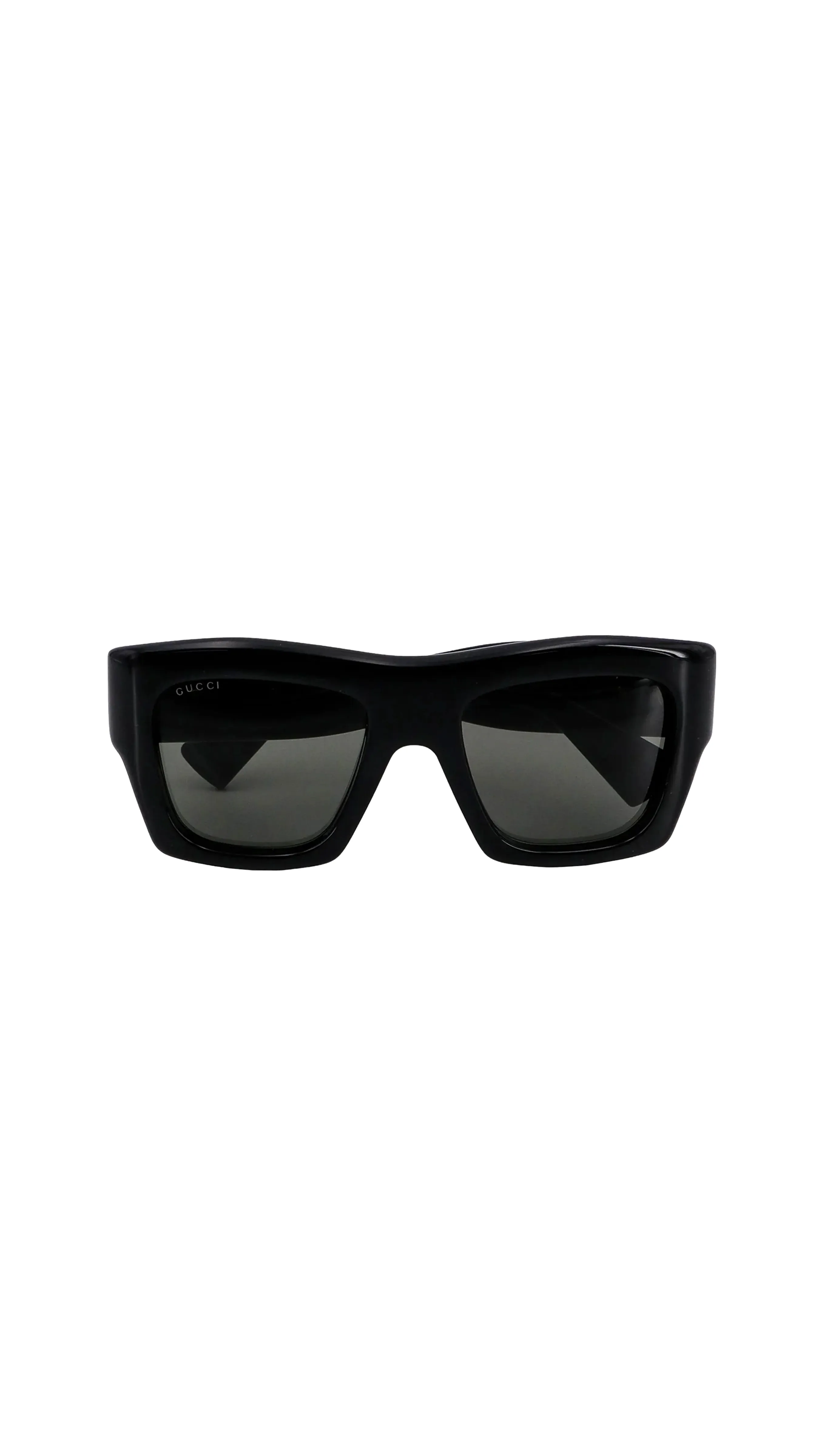 Square Frame Sunglasses - Black