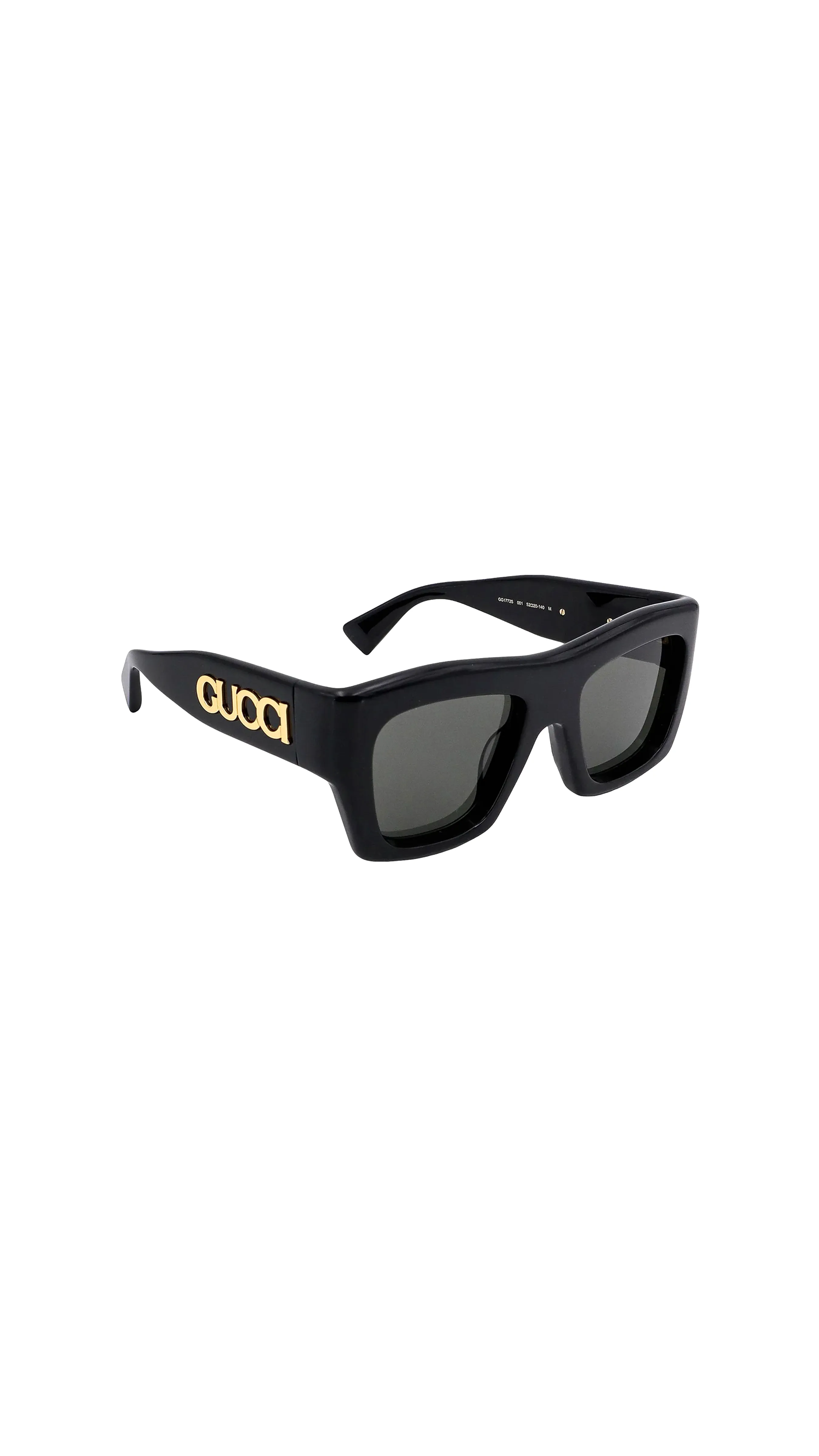 Square Frame Sunglasses - Black