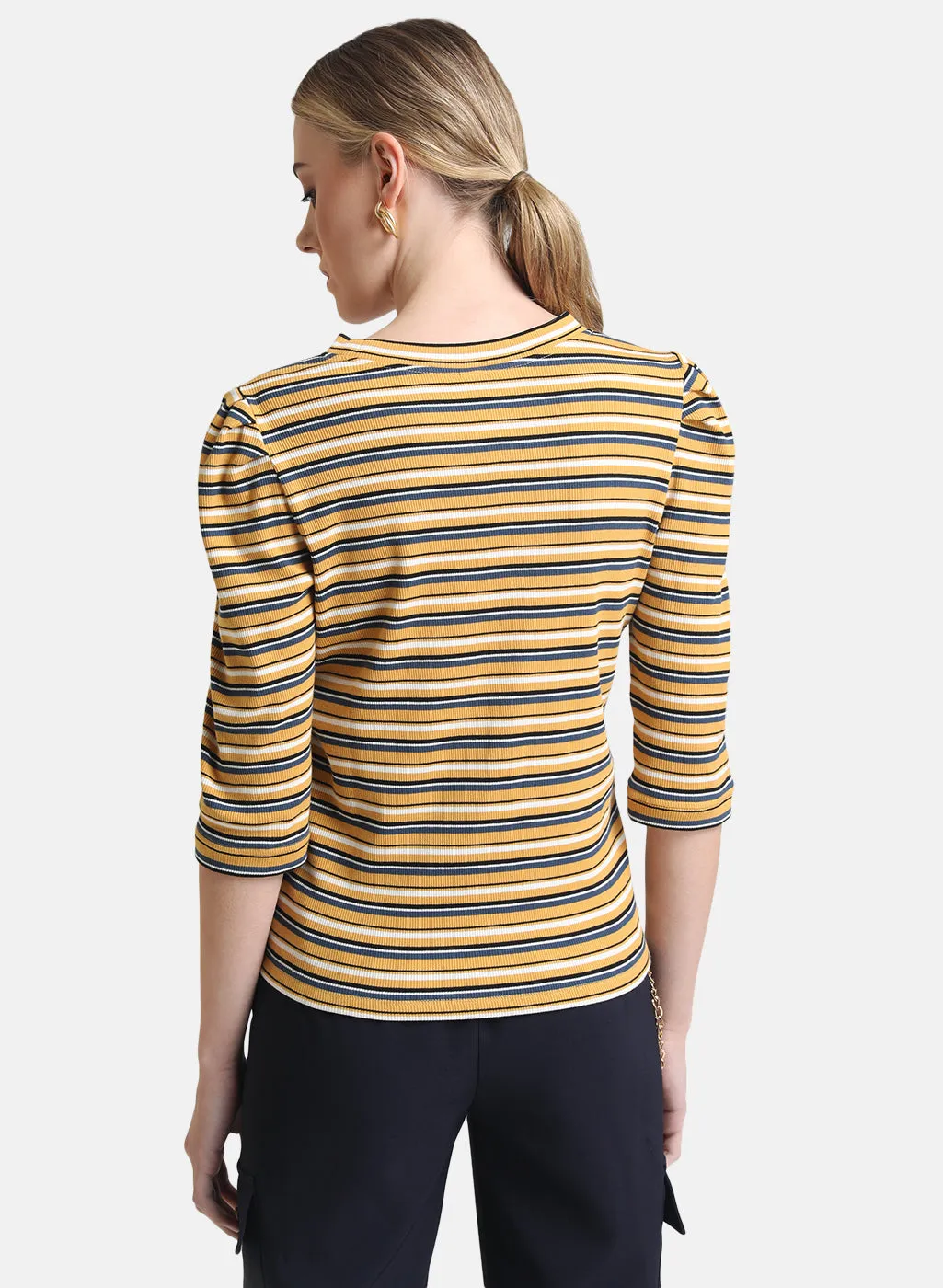 Striped Jersey Top