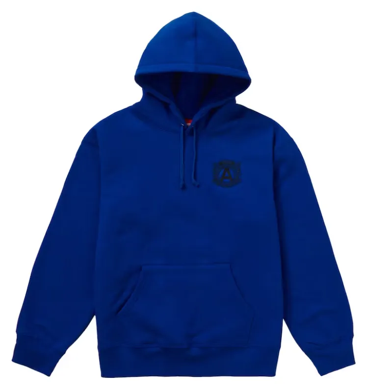 Supreme Anti Hooded Sweatshirt Royal