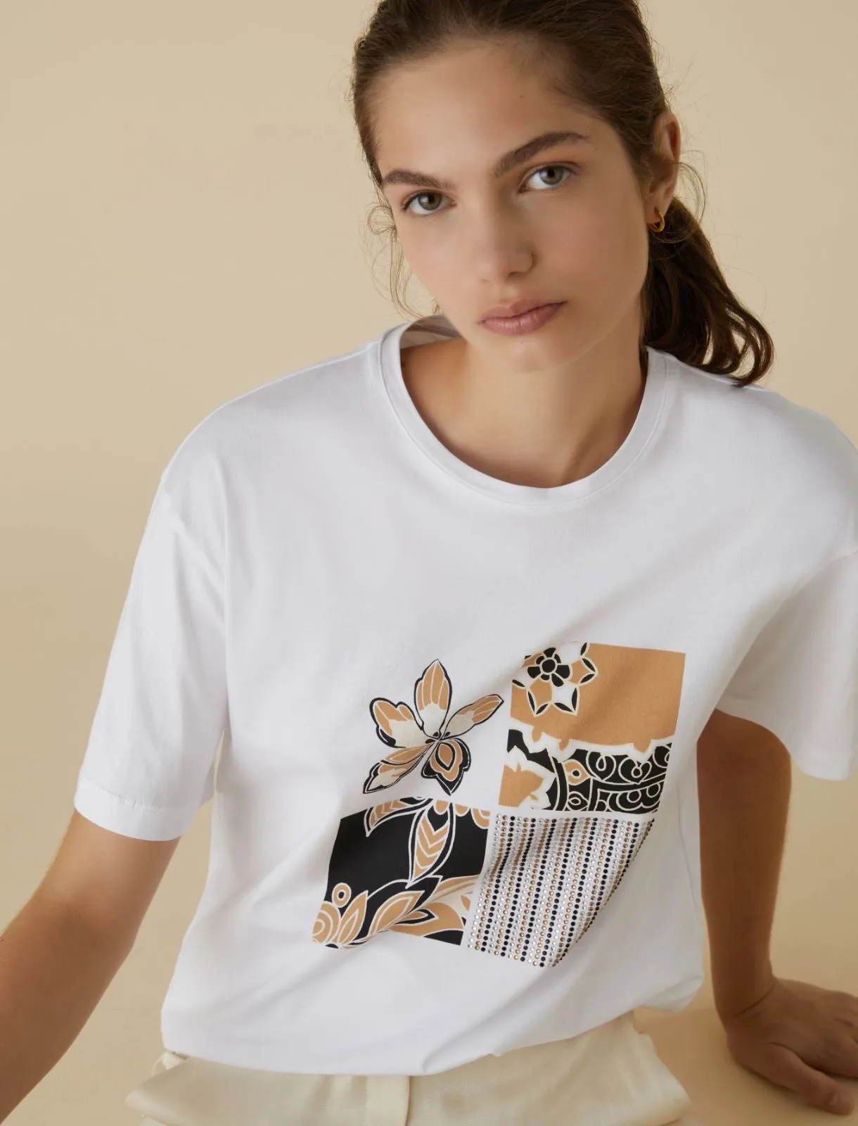 T-shirt con stampa CARO - EMME Marella