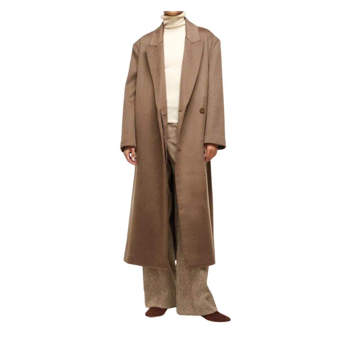 Taupe Serge Coat