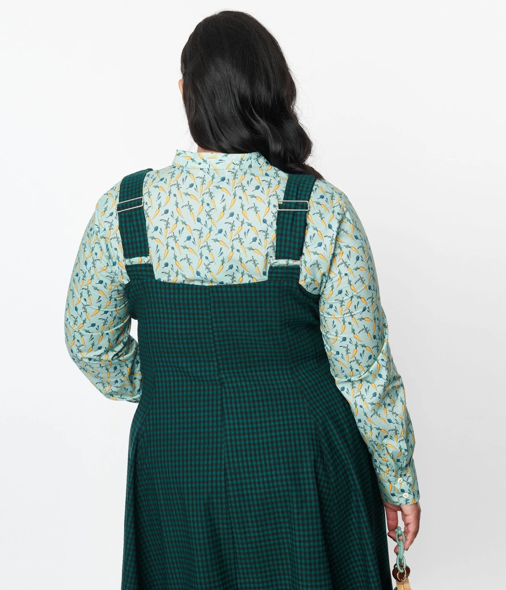 Teal Winter Garden Blouse