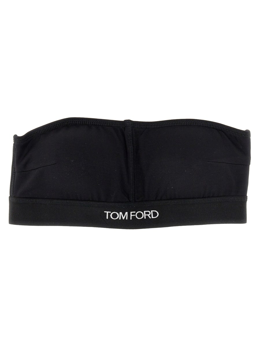 TOM FORD    JERSEY TOP WITH LOGO