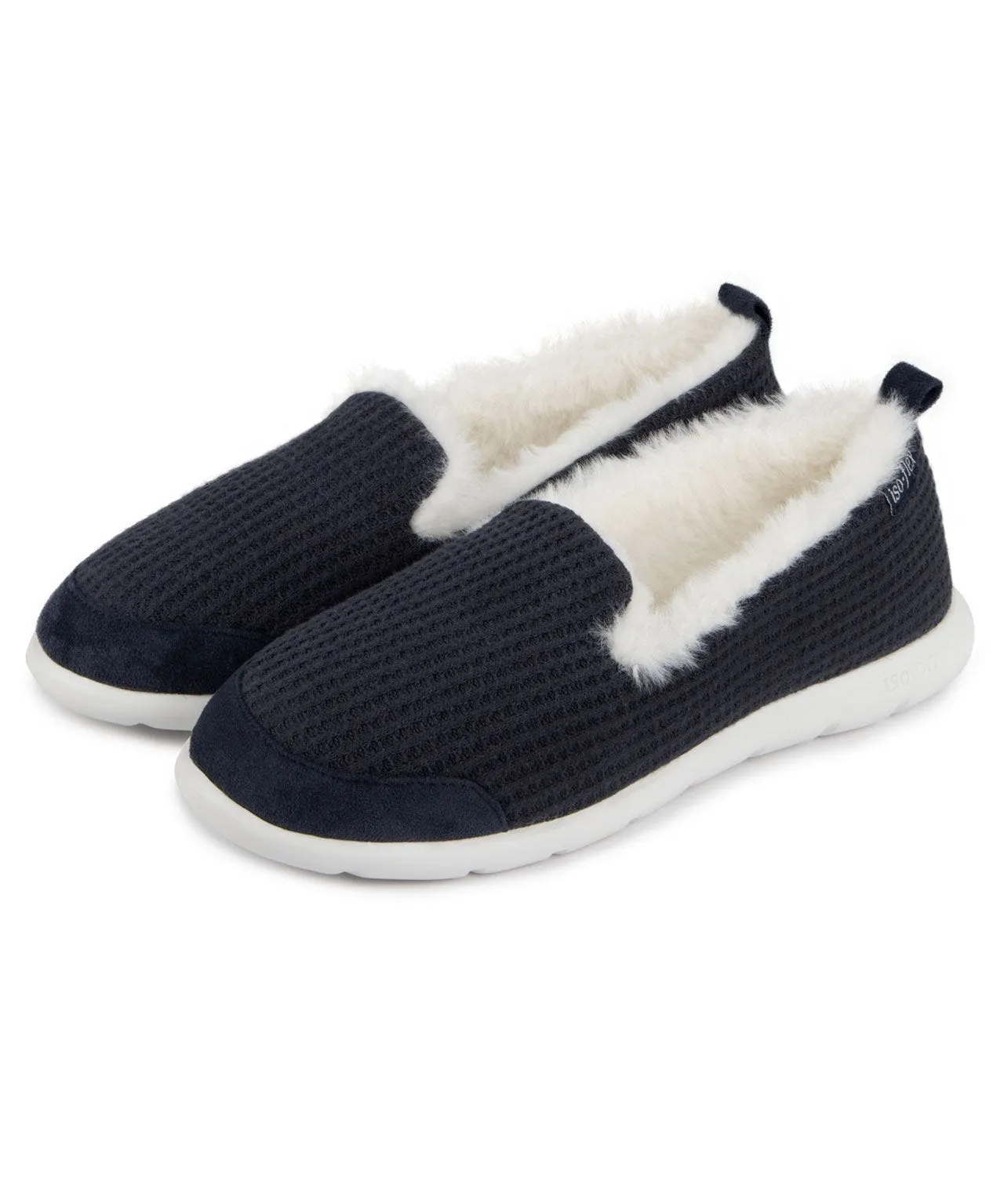 Totes Isotoner Ladies Iso-Flex Waffle Slipper