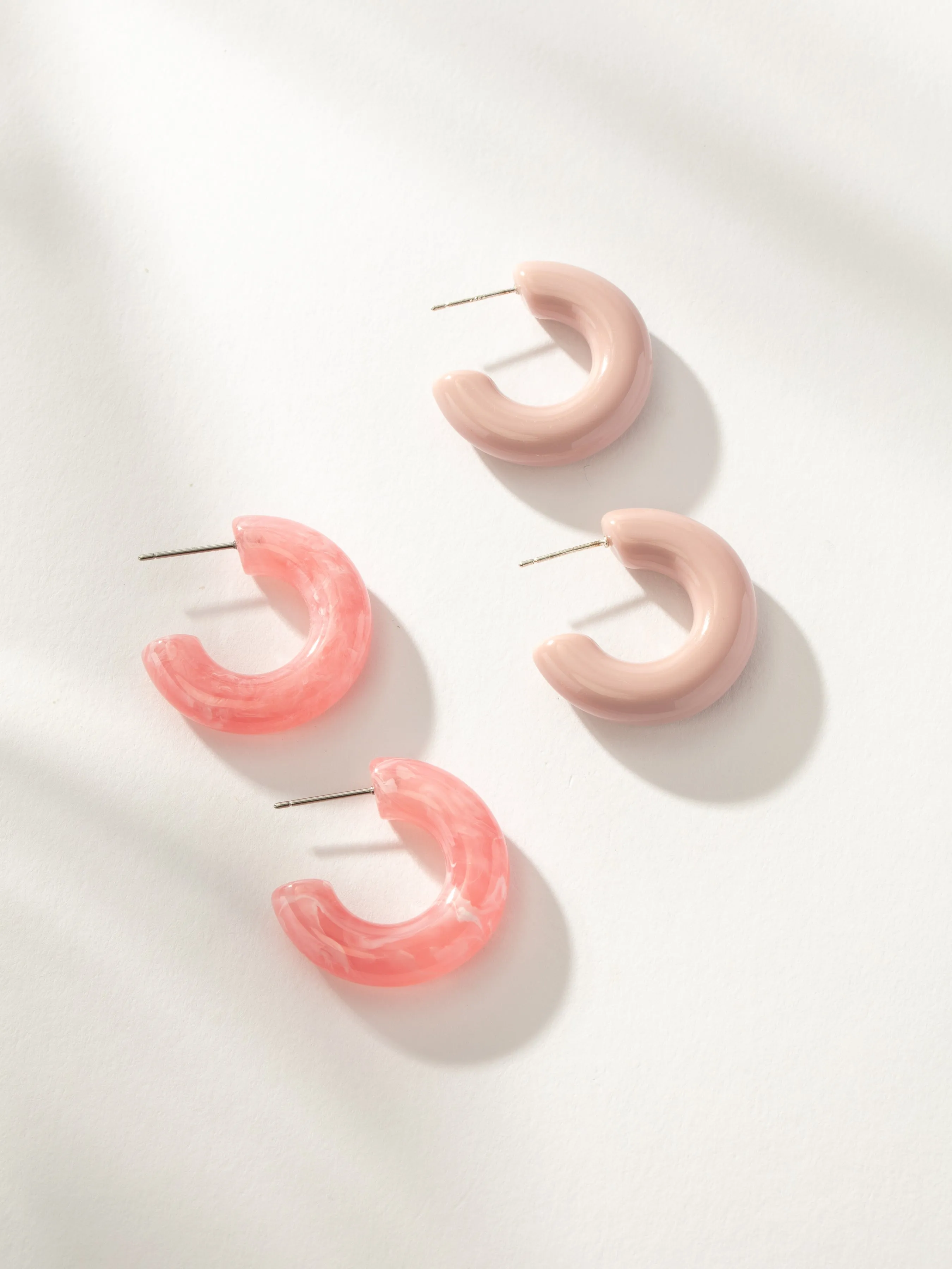 Tube Hoop Earrings