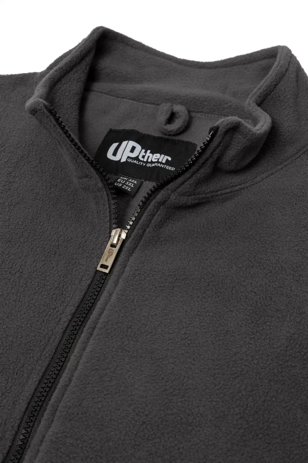 Uptheir Joslin TALL Polar Fleece Jacket - Charcoal