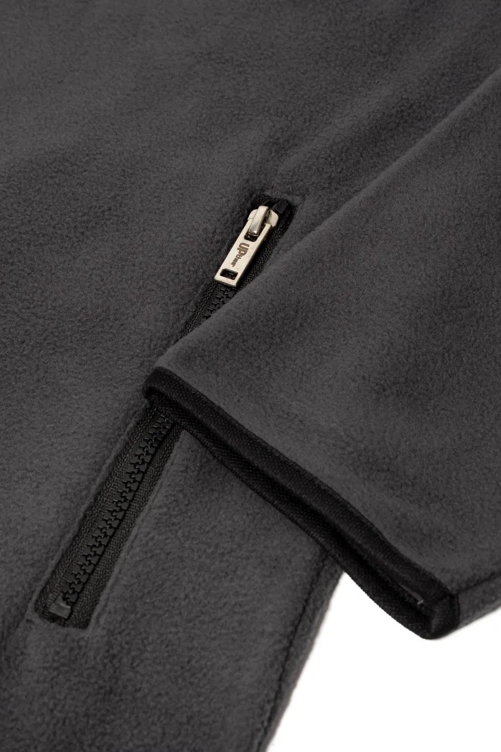 Uptheir Joslin TALL Polar Fleece Jacket - Charcoal