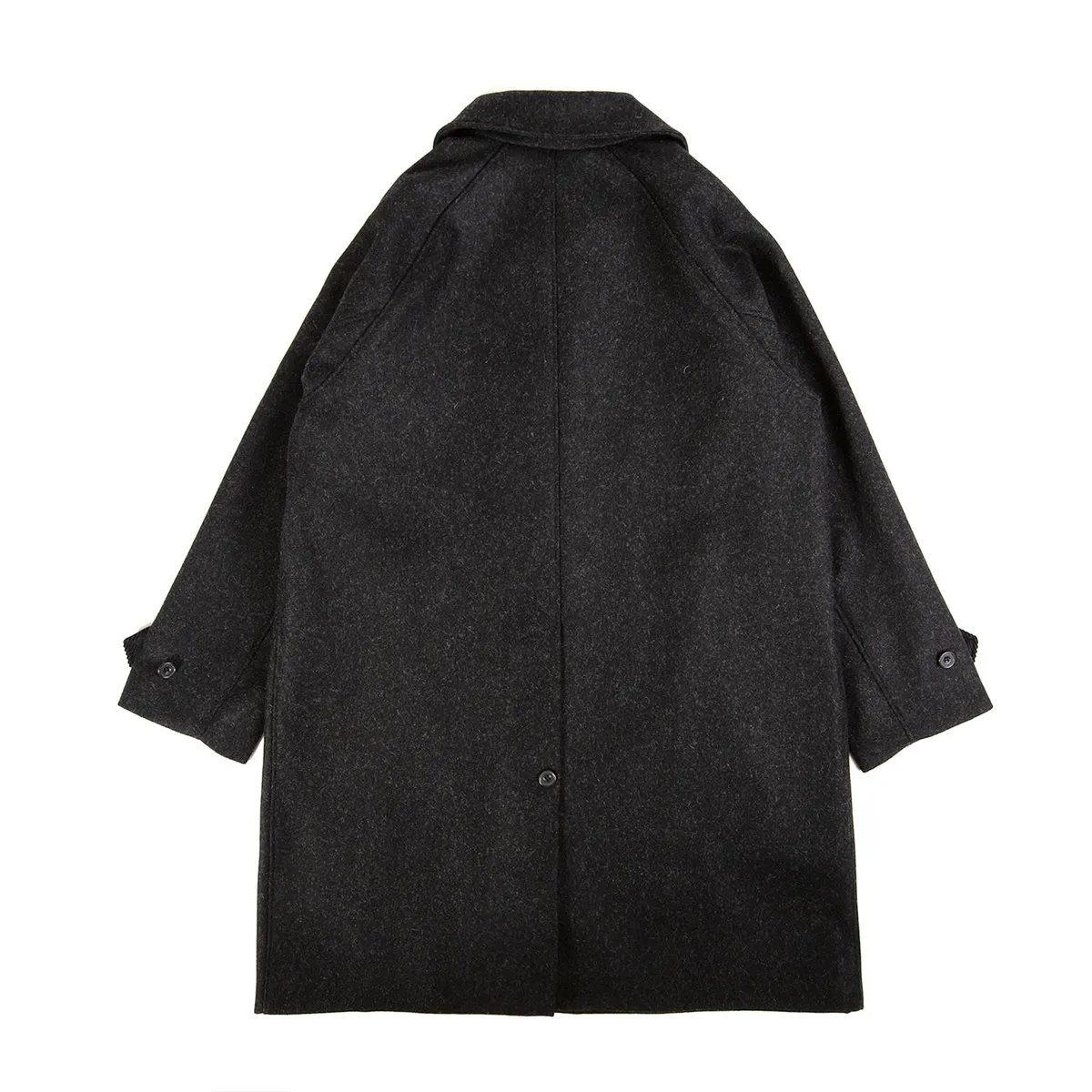 Utile Coat - Wool Melton - Charcoal