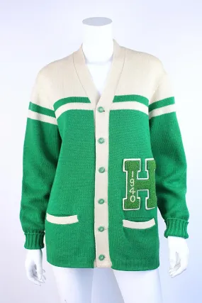 Vintage 1940 Varsity Letterman Sweater