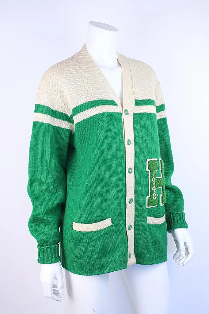 Vintage 1940 Varsity Letterman Sweater