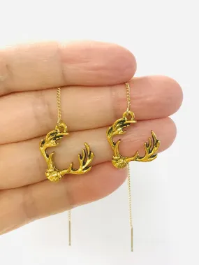 Wholesale Antlers Threader Earrings