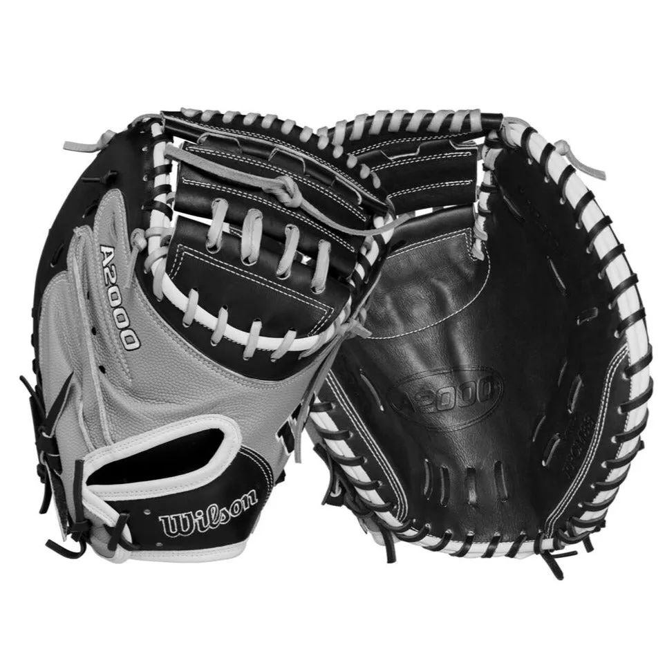 Wilson A2000 CM34SS 34 SuperSkin Fastpitch Catcher's Mitt: WBW10165234