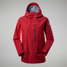 Women's MTN Arete Descend GTX Jacket - Red