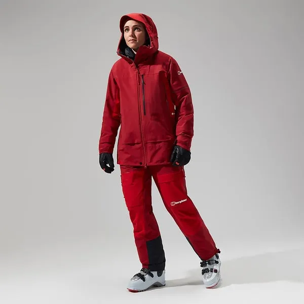 Women's MTN Arete Descend GTX Jacket - Red