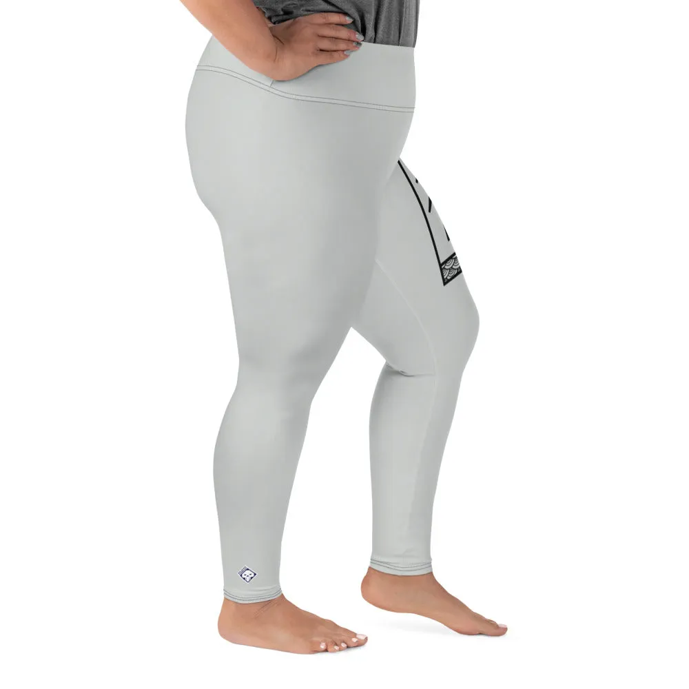 Women's Plus Size Yoga Pants Workout Leggings For Jiu Jitsu 018 - Smoke