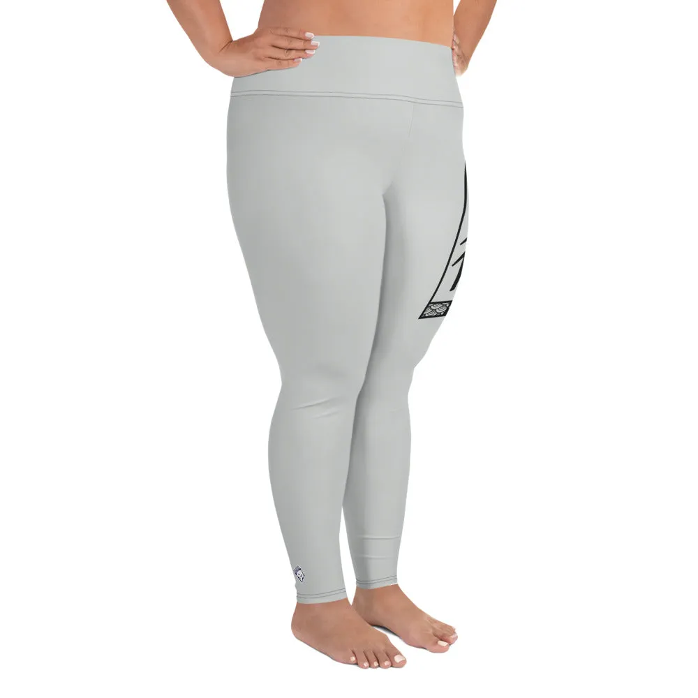 Women's Plus Size Yoga Pants Workout Leggings For Jiu Jitsu 018 - Smoke