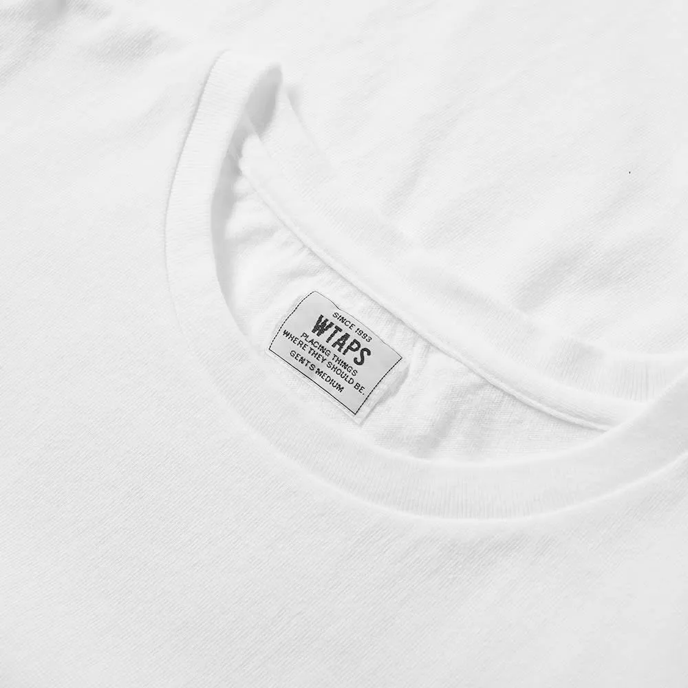 WTAPS Long Sleeve Design Heritage TeeWhite