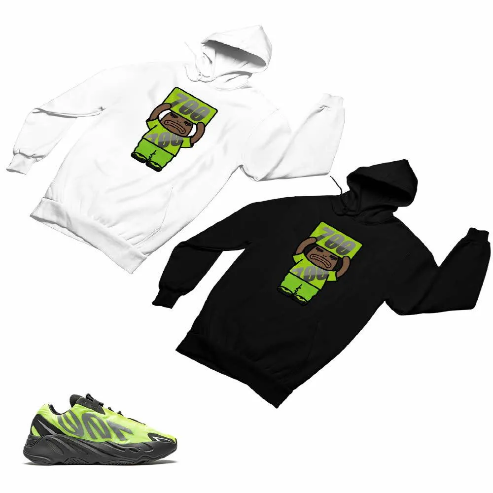 Yeezy Boost 700 Phosphor Matching Custom Designed Hoodies AD-Y-16-10