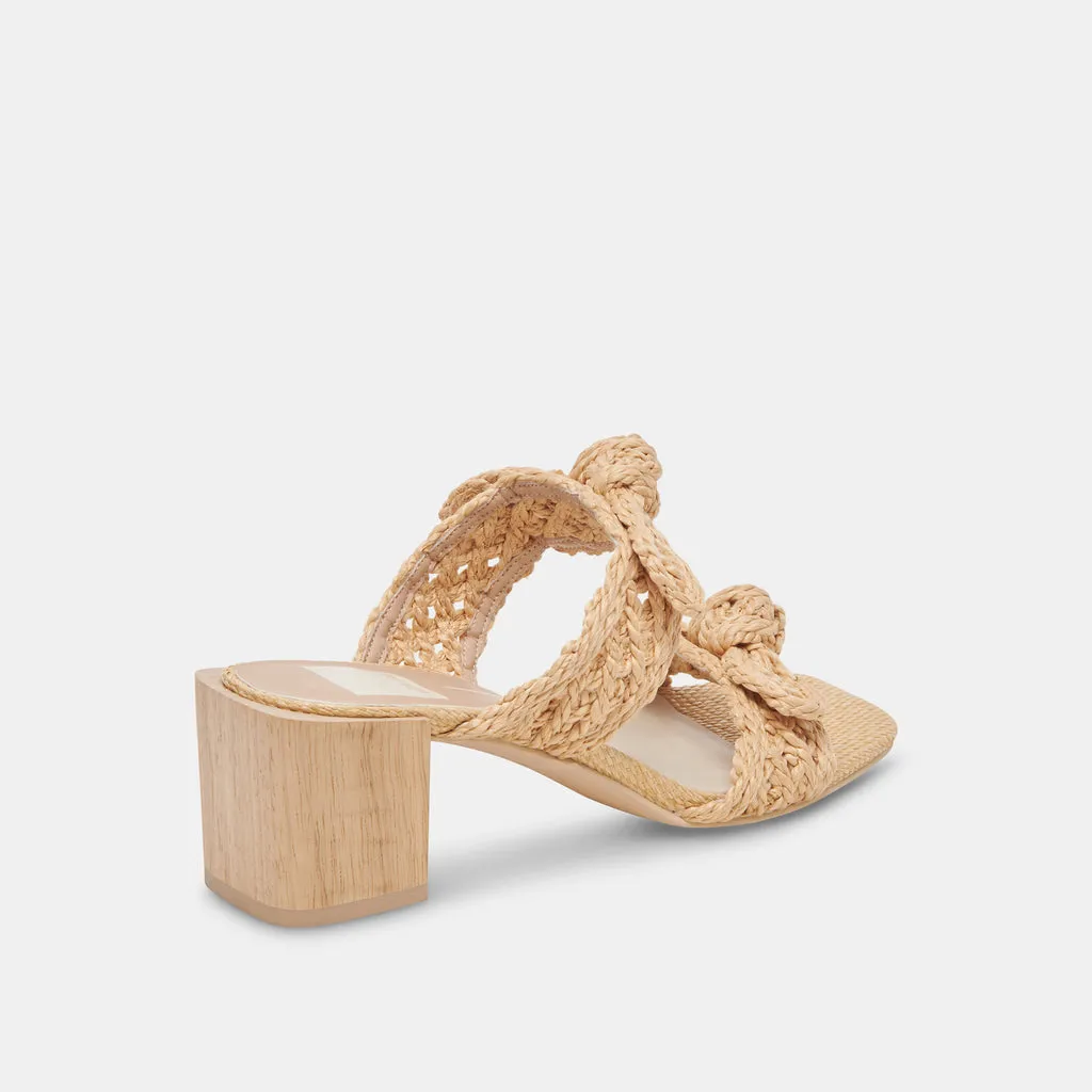 ZEMMIE SANDALS LT NATURAL RAFFIA– Dolce Vita 6908081111106