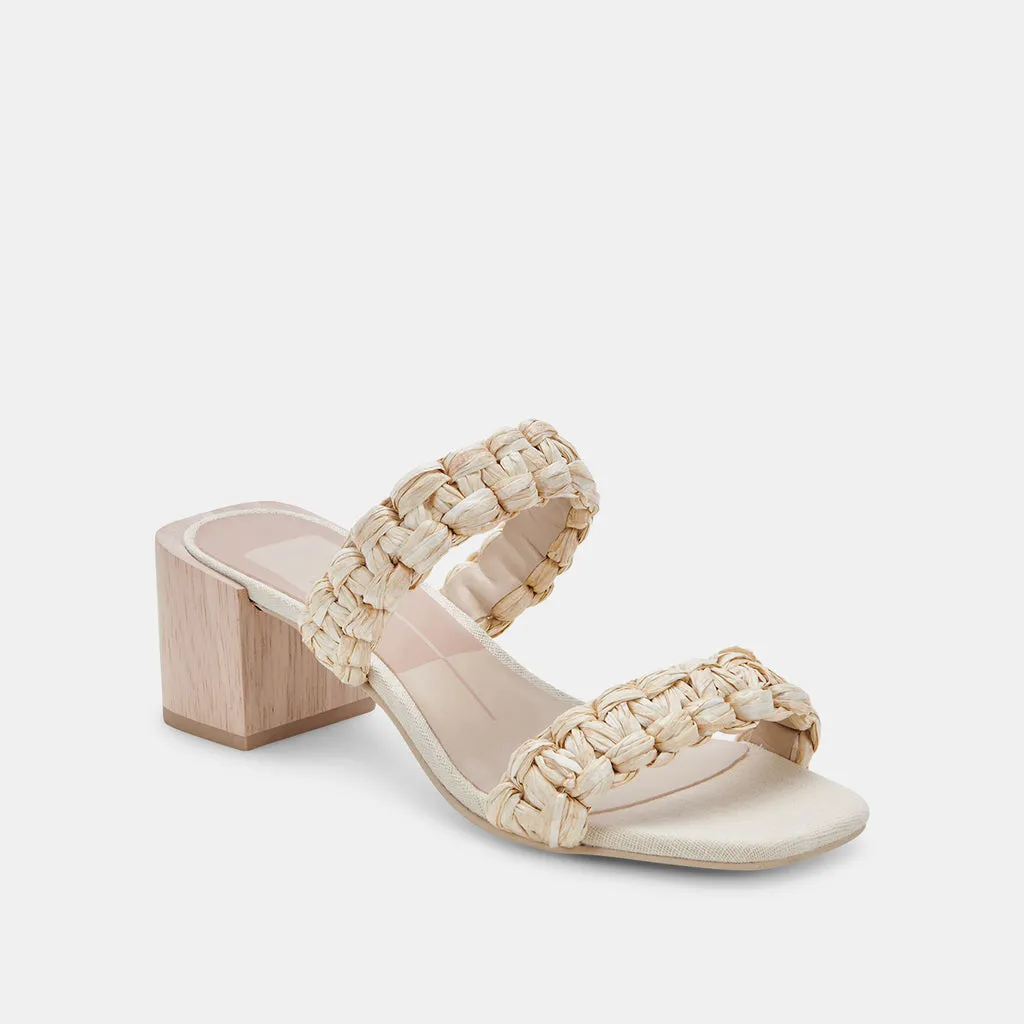 ZENO SANDALS LT NATURAL RAFFIA– Dolce Vita 6850531590210